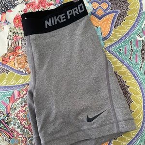 Grey Nike Pro Spandex